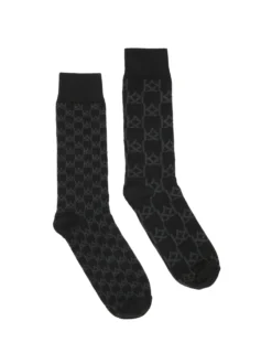 Bawełniane skarpety nieparzyste w monogramy KAZAR