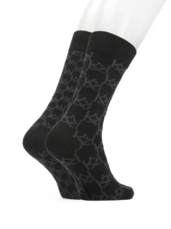 Bawełniane skarpety nieparzyste w monogramy KAZAR