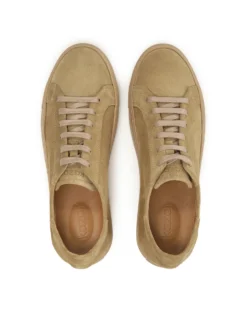 Beżowe sneakersy męskie w stylu casual
