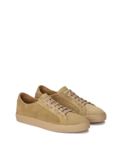 Beżowe sneakersy męskie w stylu casual