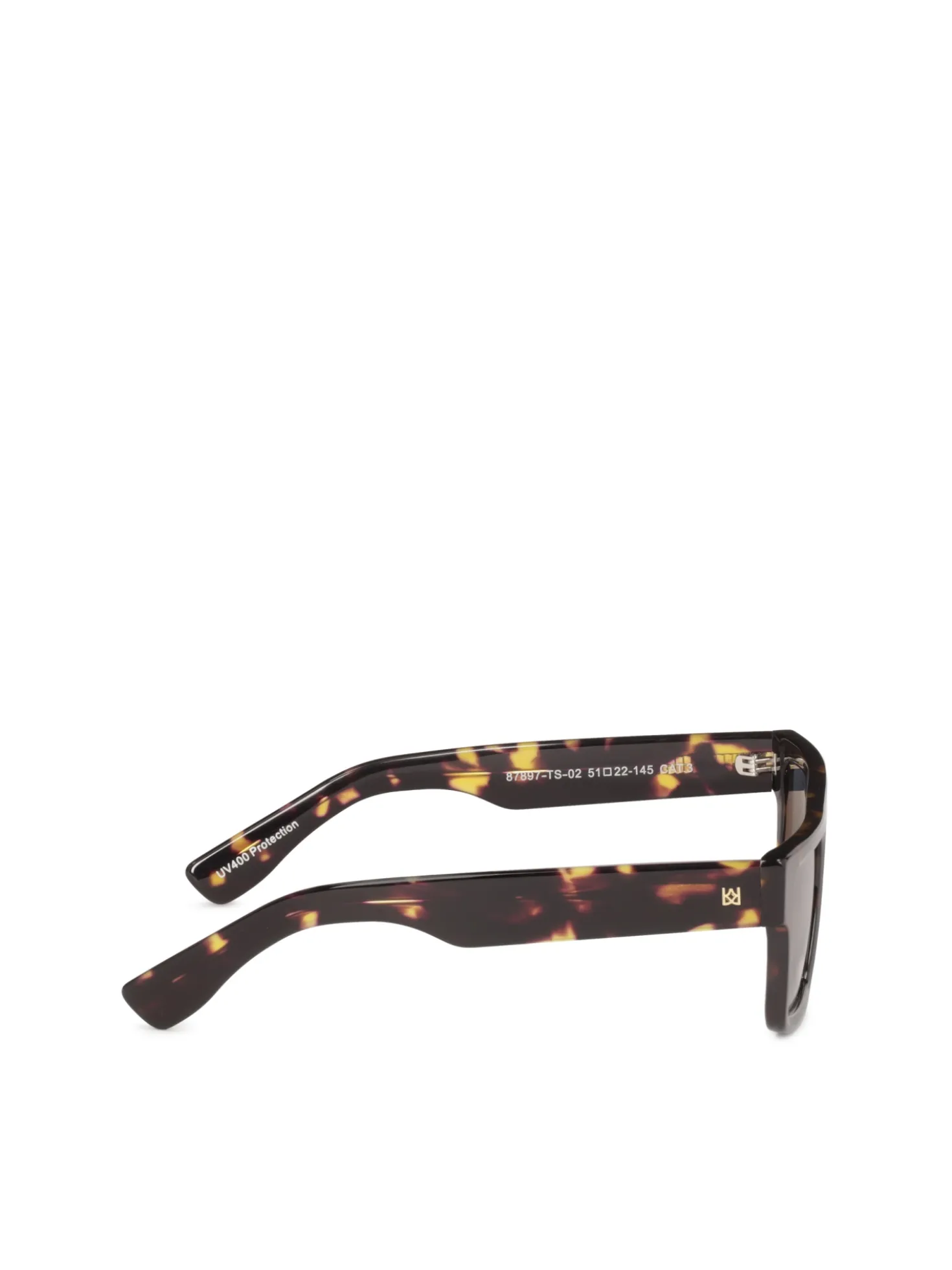 Brązowe klasyczne okulary wayfarer