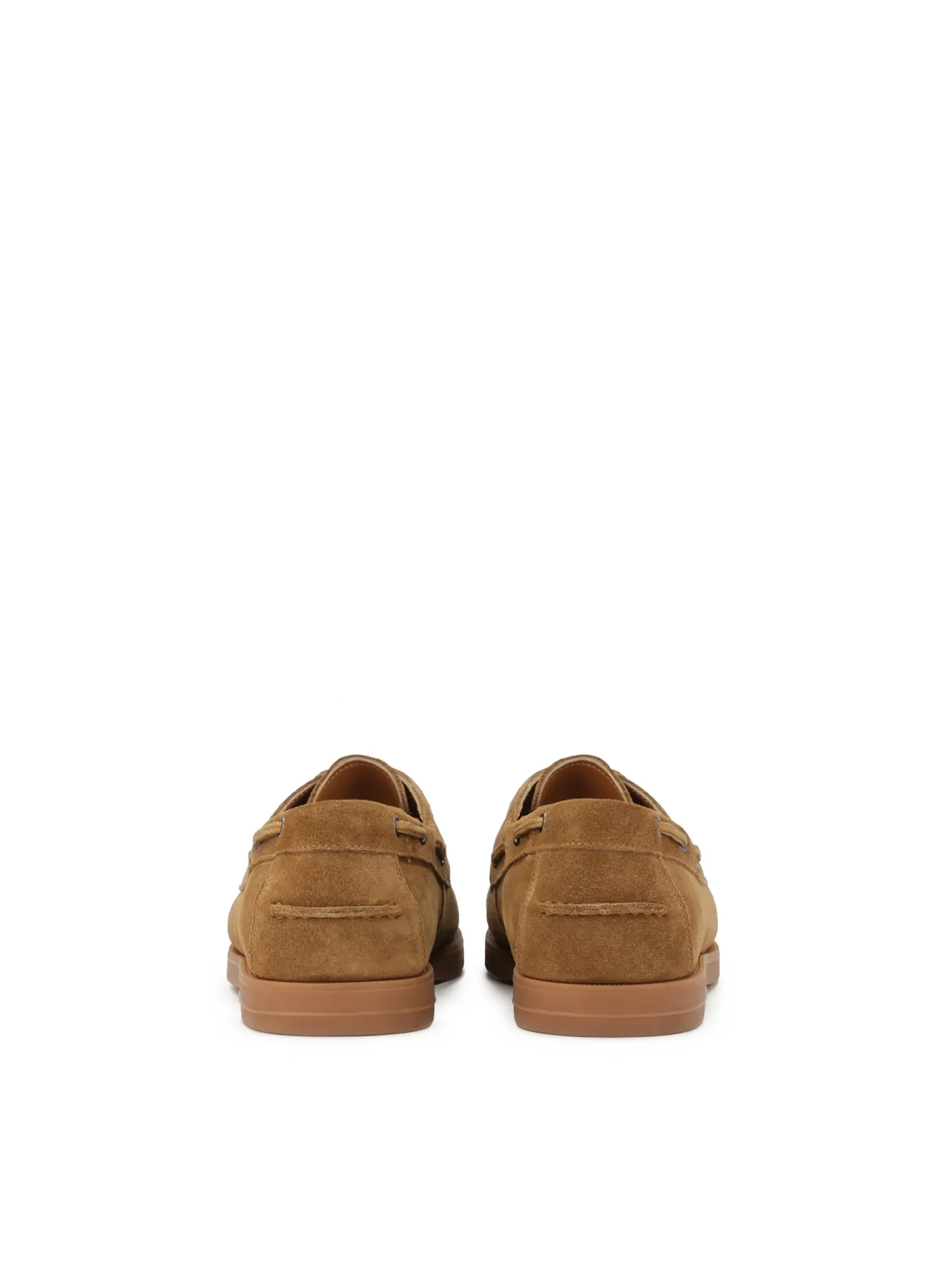 Brązowe męskie buty żeglarskie