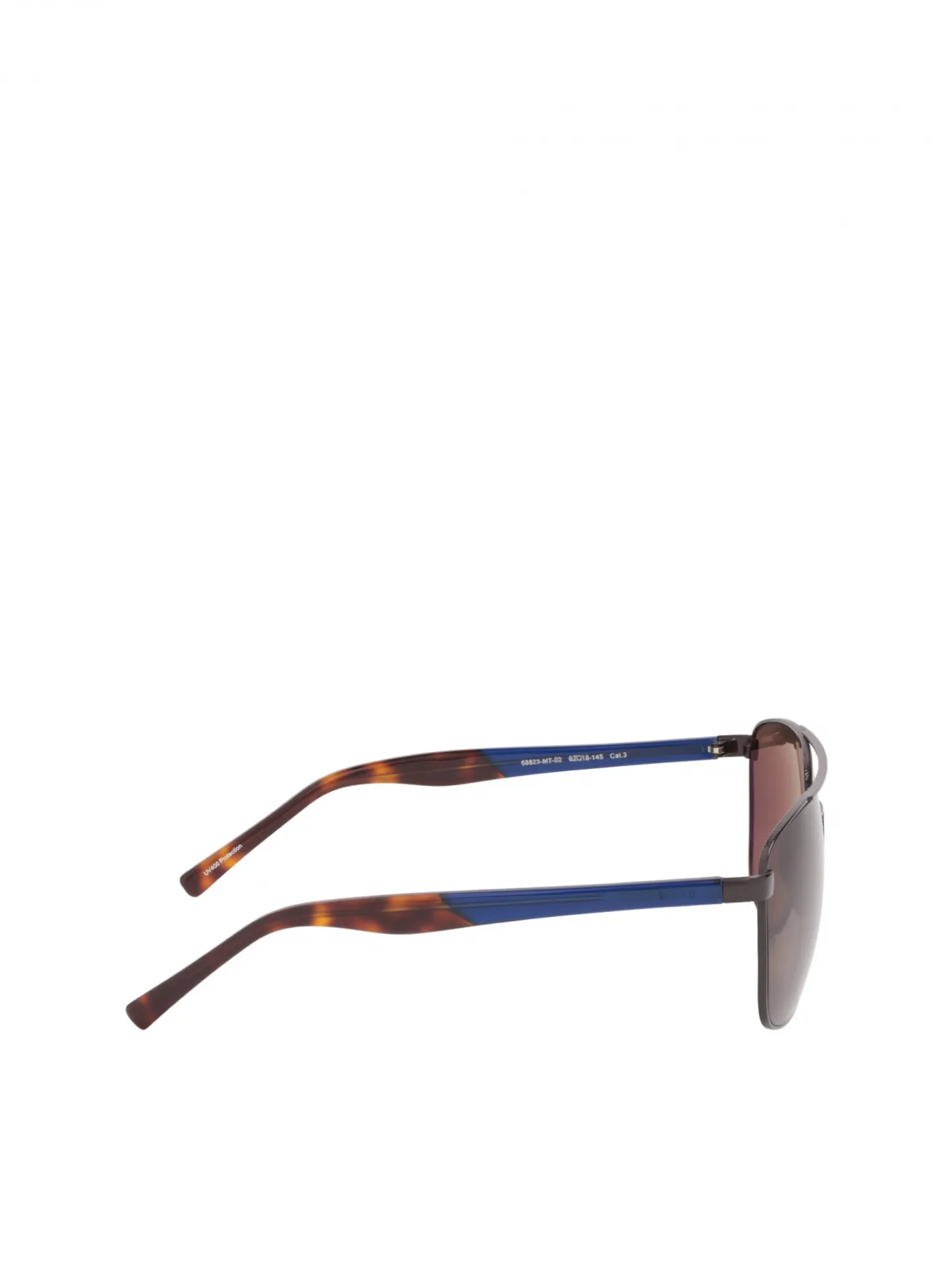 Brązowe okulary przeciwsłoneczne Aviator z polaryzacją