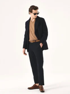 Brązowe półbuty w stylu smart casual