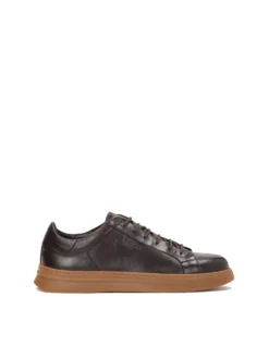 Brązowe sneakersy męskie