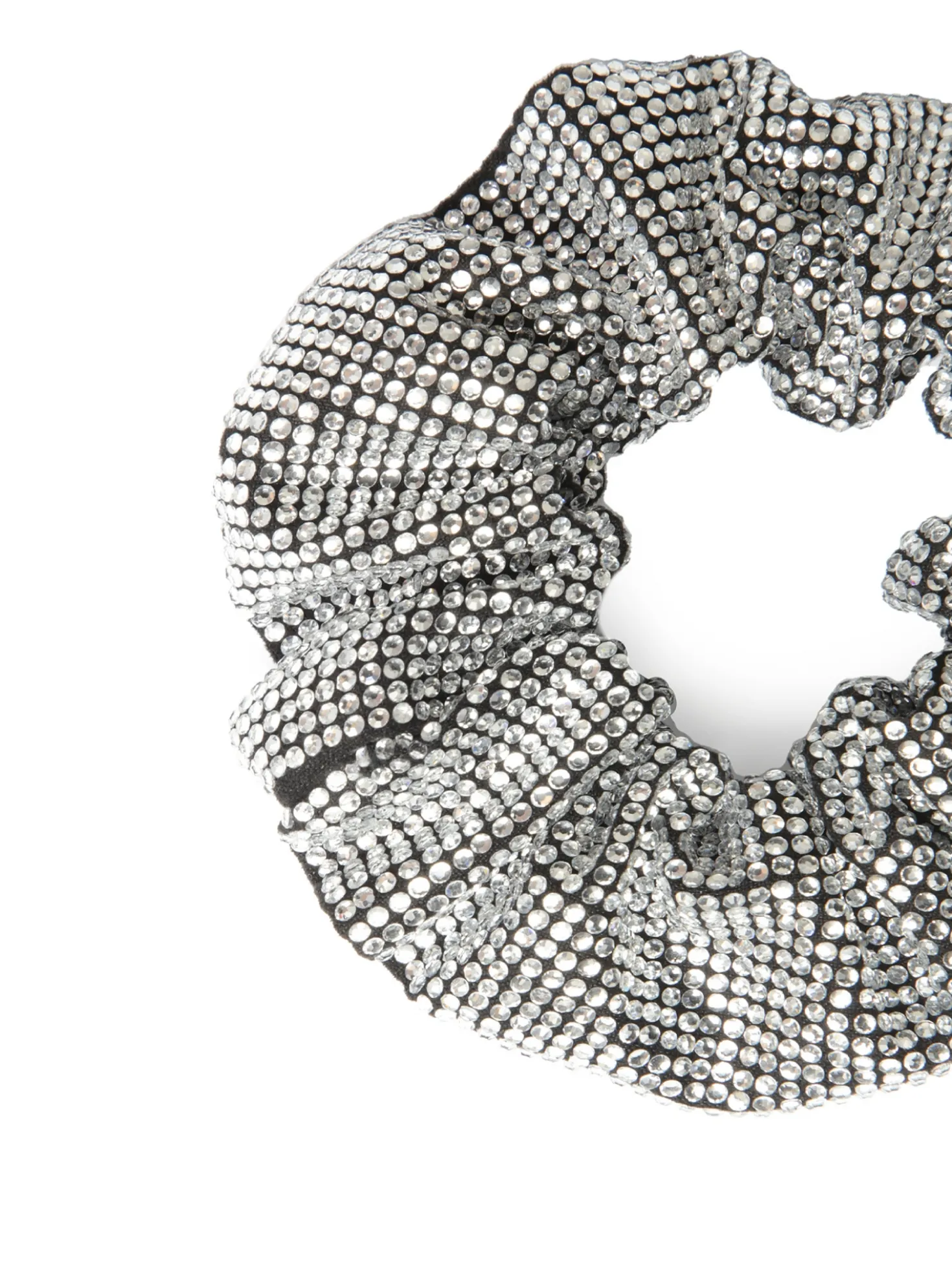 Błyszcząca gumka do włosów scrunchie