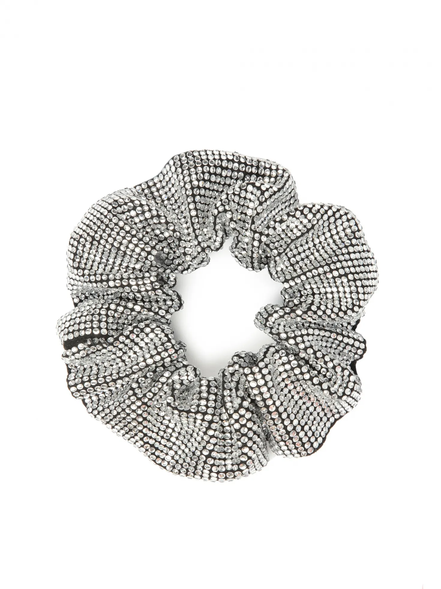 Błyszcząca gumka do włosów scrunchie