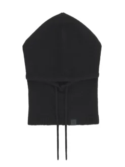 Czarna kominiarka balaclava z kaszmiru