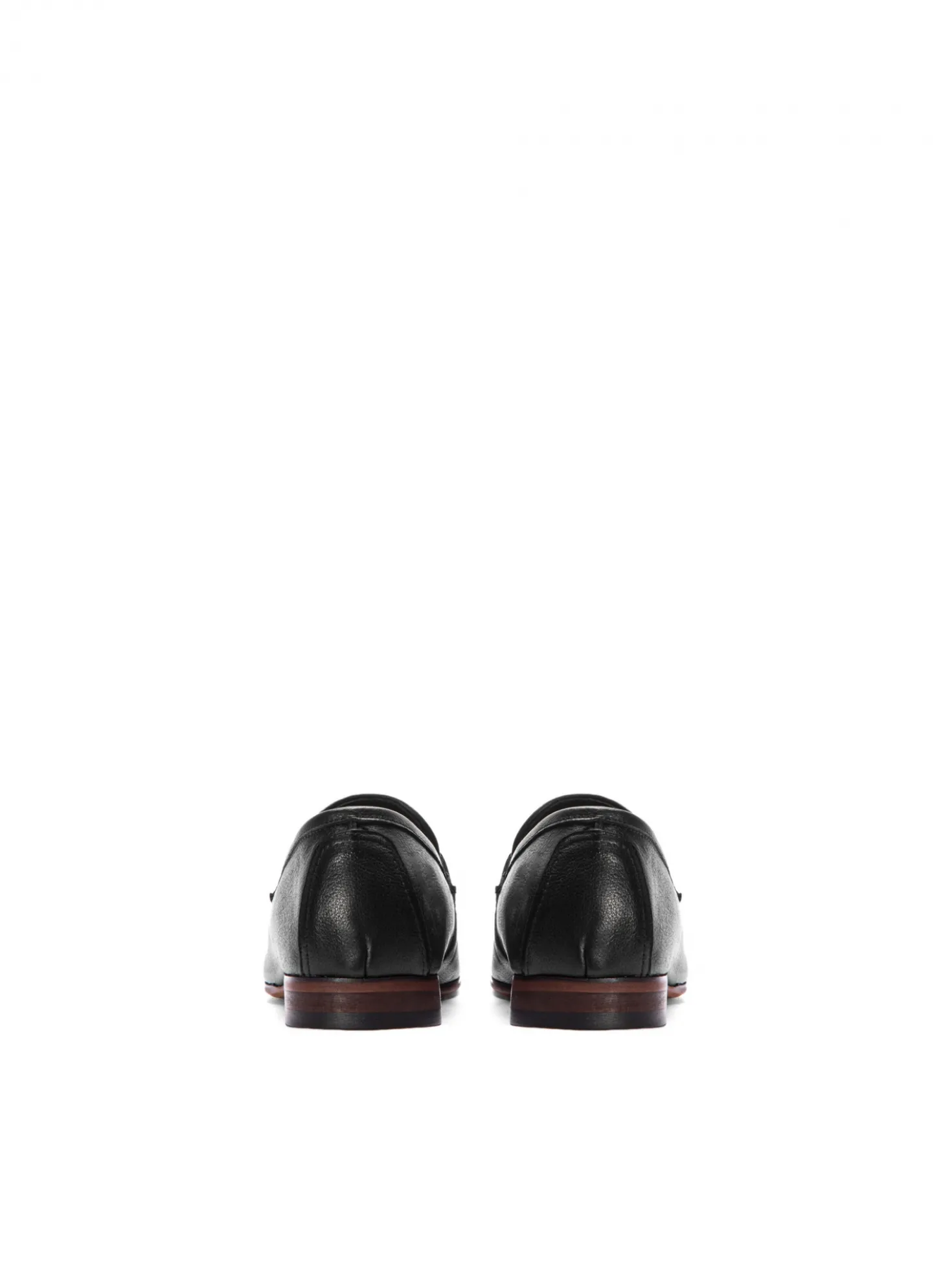 Czarne loafersy męskie