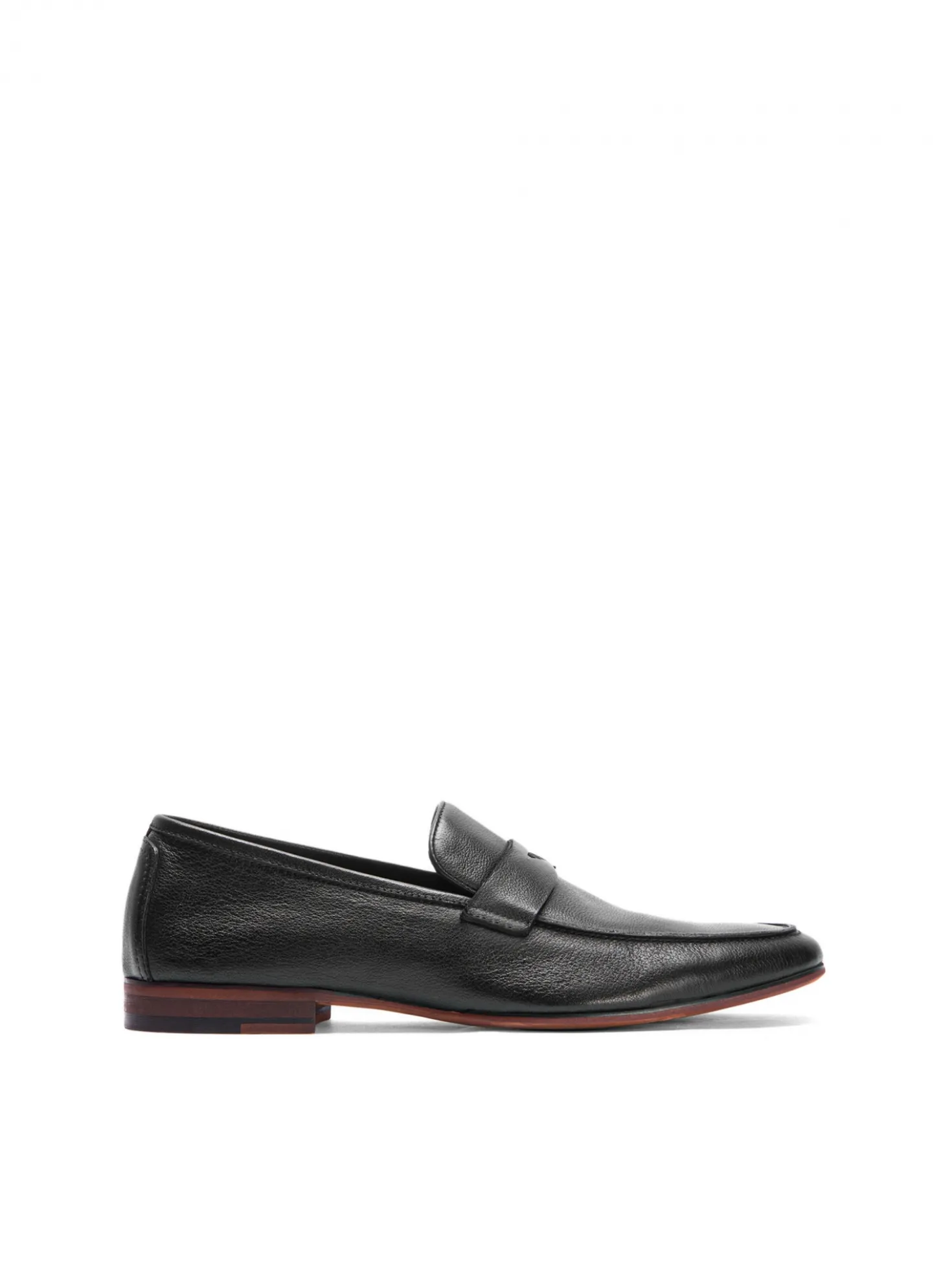 Czarne loafersy męskie