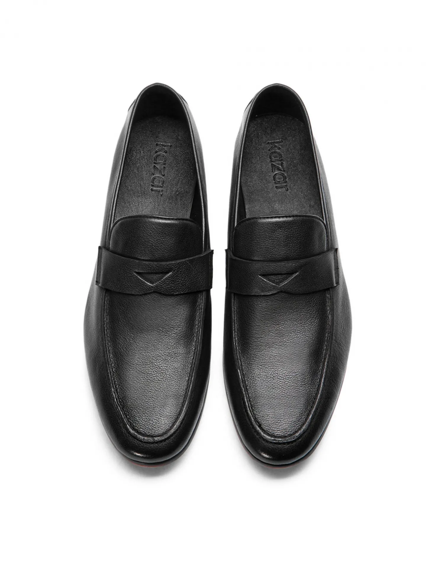 Czarne loafersy męskie