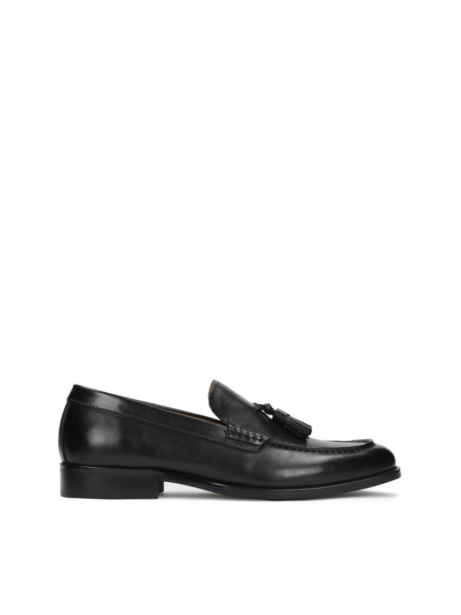 Czarne loafersy męskie