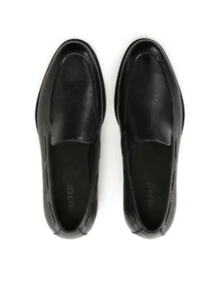 Czarne loafersy z naturalnej skóry
