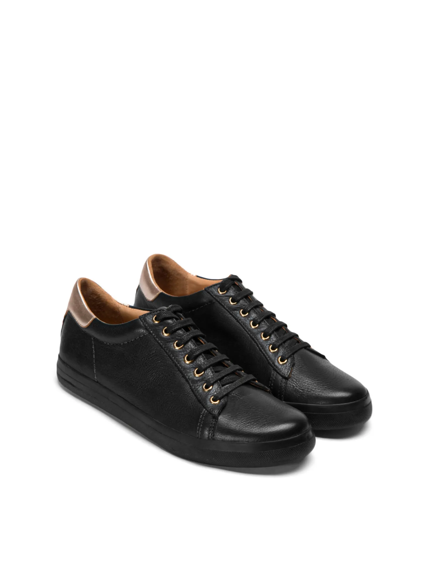 Czarne sneakersy damskie