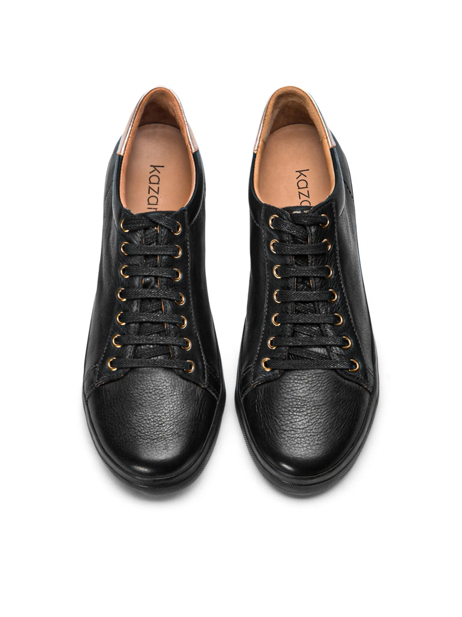 Czarne sneakersy damskie
