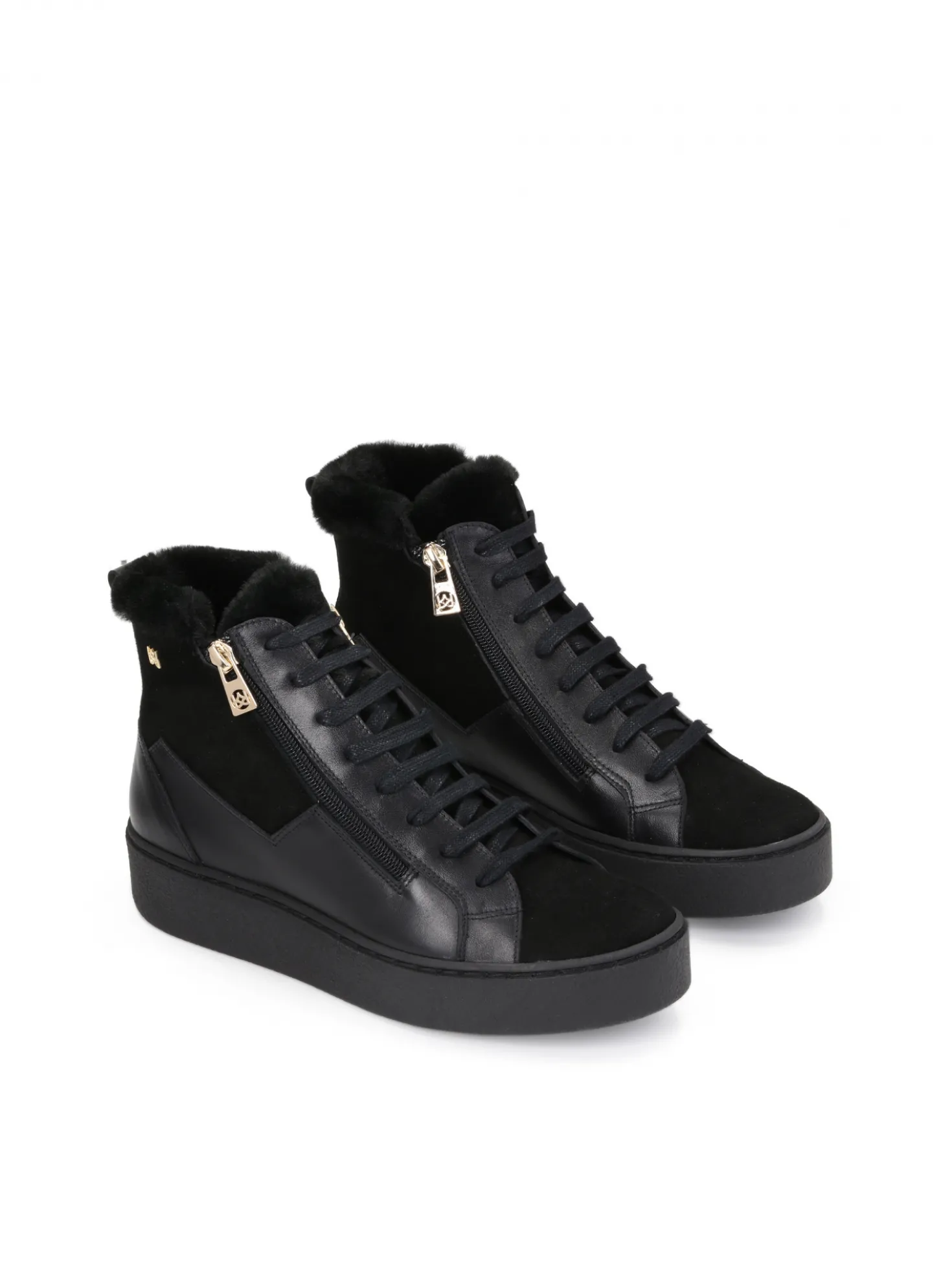 Czarne sneakersy damskie