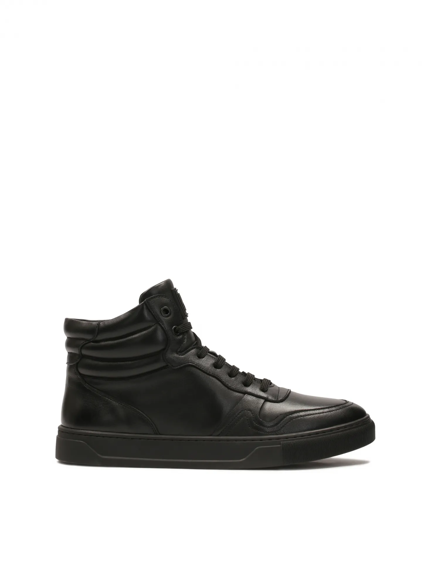 Czarne sneakersy do kostki