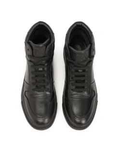 Czarne sneakersy do kostki