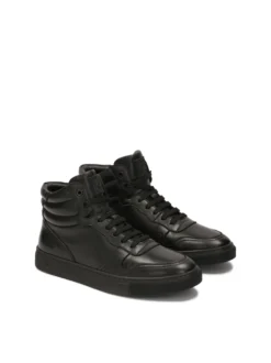 Czarne sneakersy do kostki