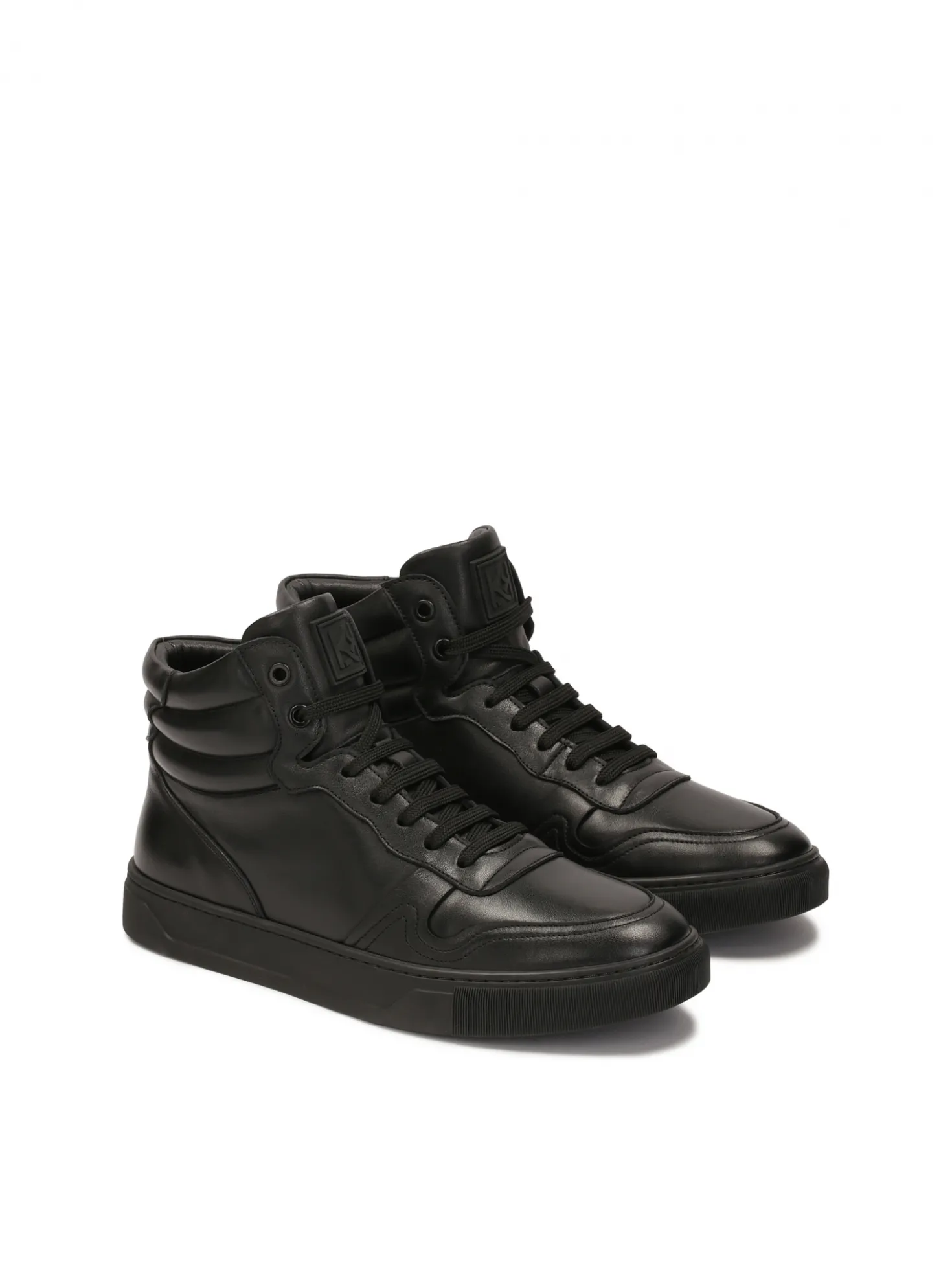 Czarne sneakersy do kostki