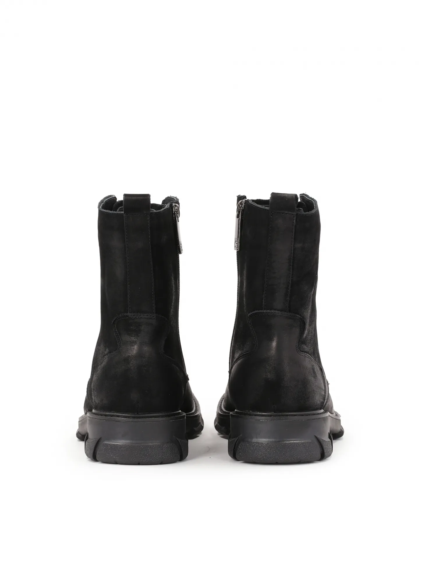 Czarne trzewiki męskie