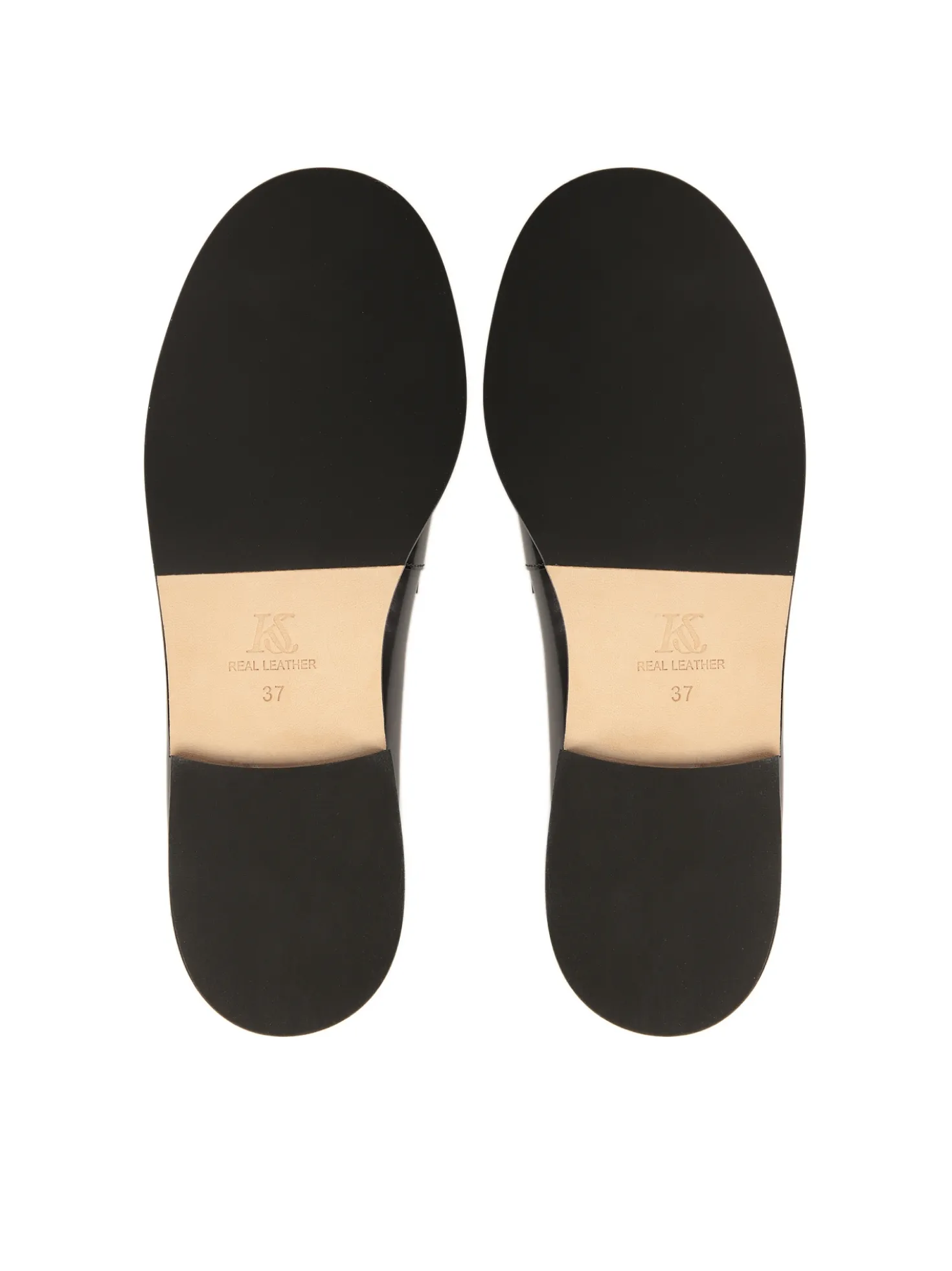 Czarne uniwersalne półbuty slip-on