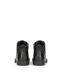 Czarne wysokie sneakersy męskie