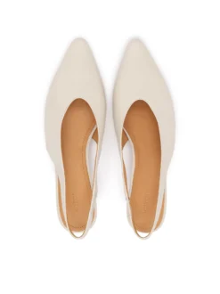 Czółenka slingback na niskim obcasie