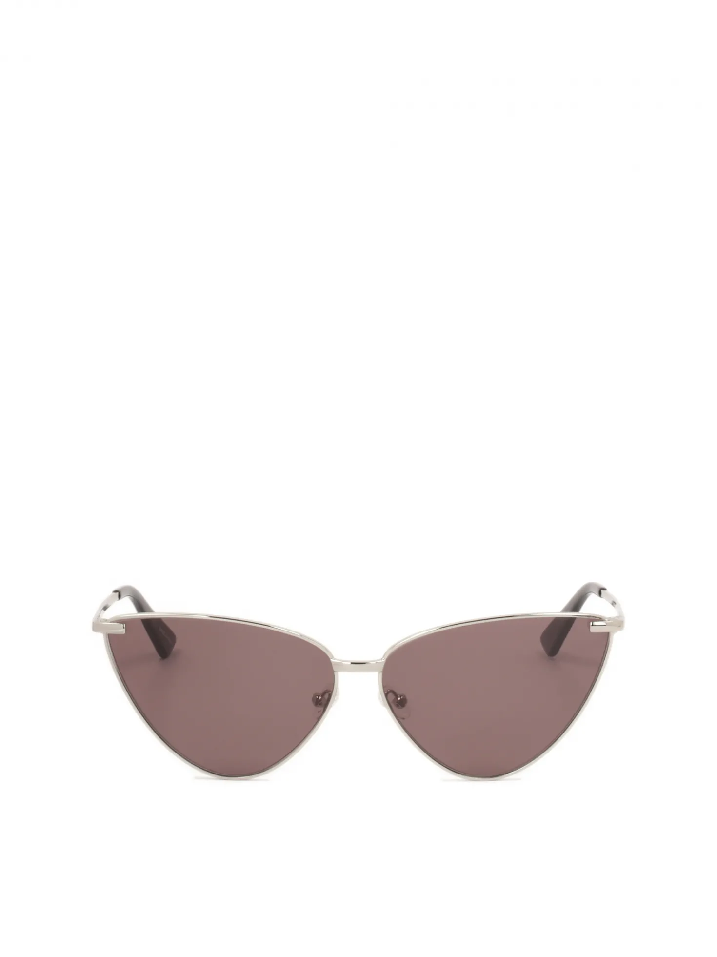 Damskie okulary w srebrnym kolorze z filtrem UV