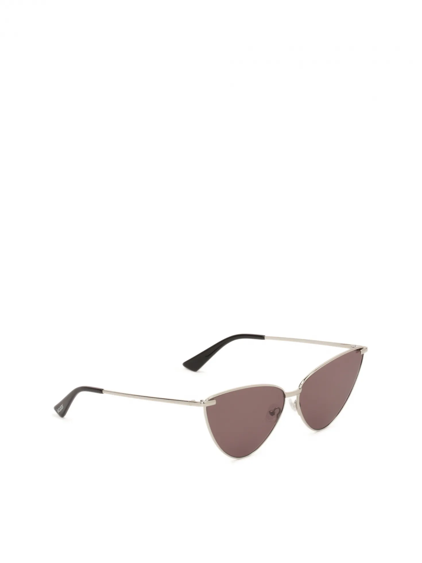 Damskie okulary w srebrnym kolorze z filtrem UV
