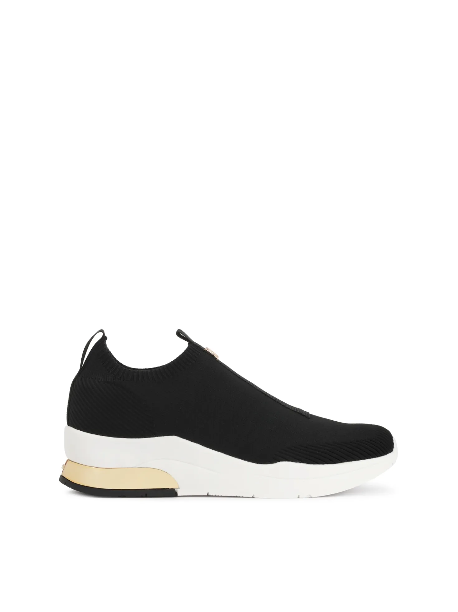 Damskie sneakersy typu slip-on w czerni
