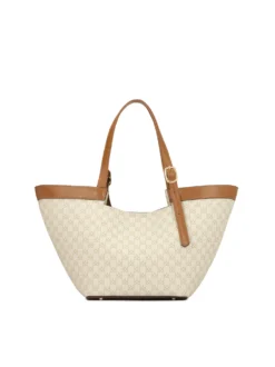 Duża torebka Tote Bag w monogramy KAZAR