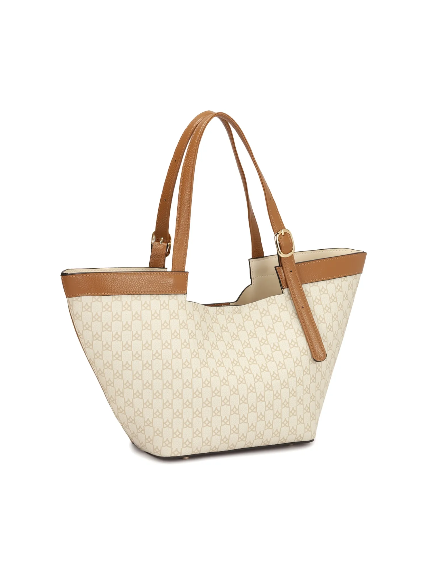 Duża torebka Tote Bag w monogramy KAZAR