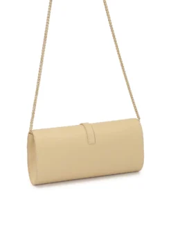 Elegancka kopertówka z zapięciem w kształcie monogramu KAZAR