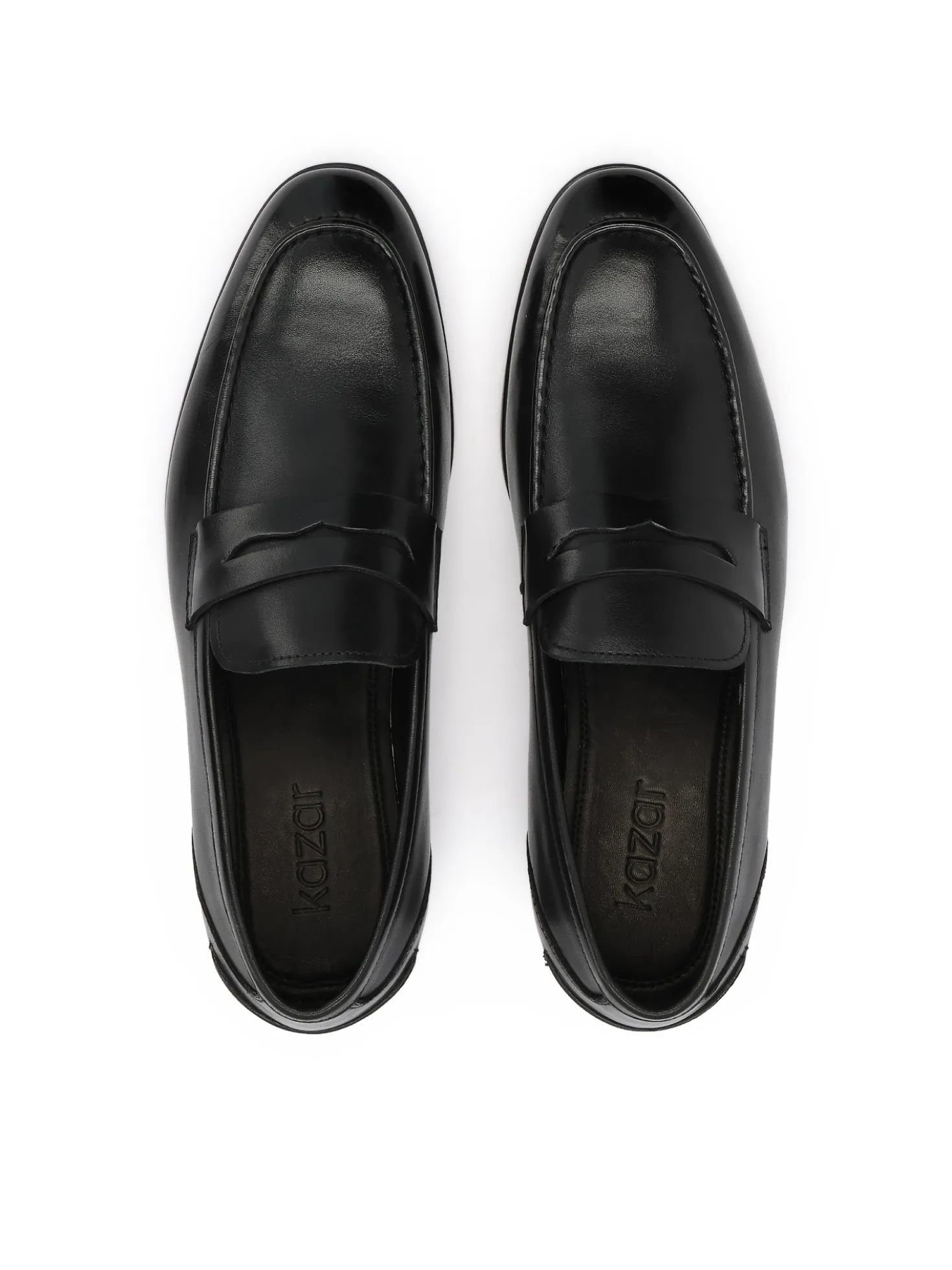 Eleganckie loafersy ze skóry w minimalistycznym stylu