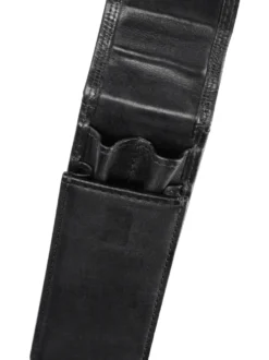 Eleganckie skórzane etui na 2 długopisy