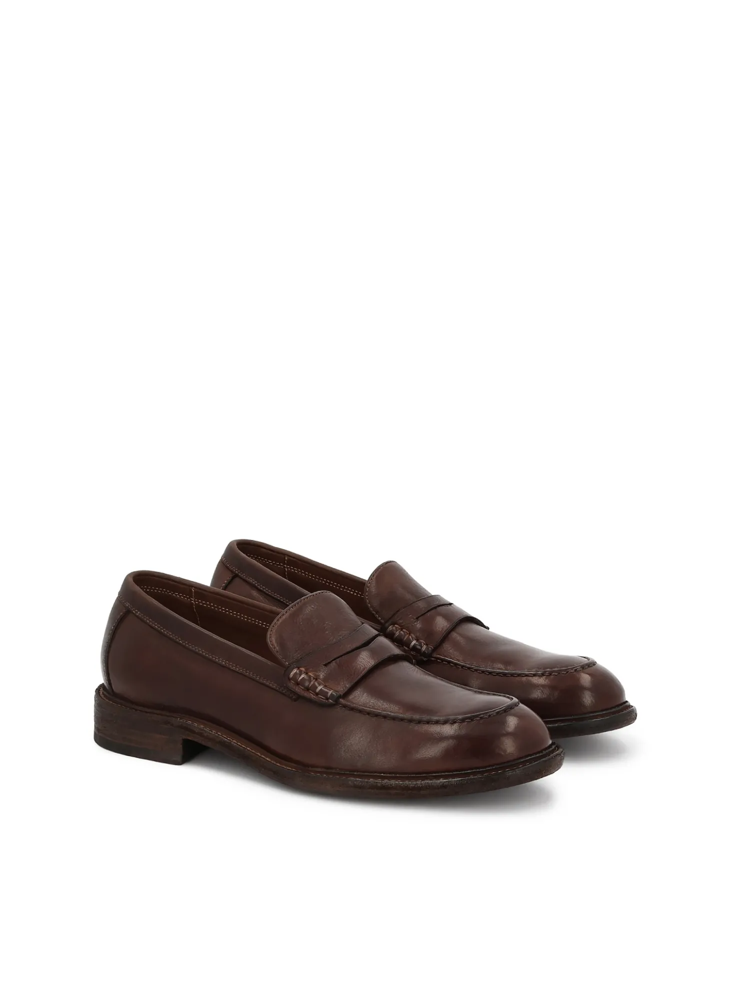 Eleganckie skórzane loafersy