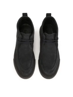 Granatowe sneakersy z krótkim sznurowaniem