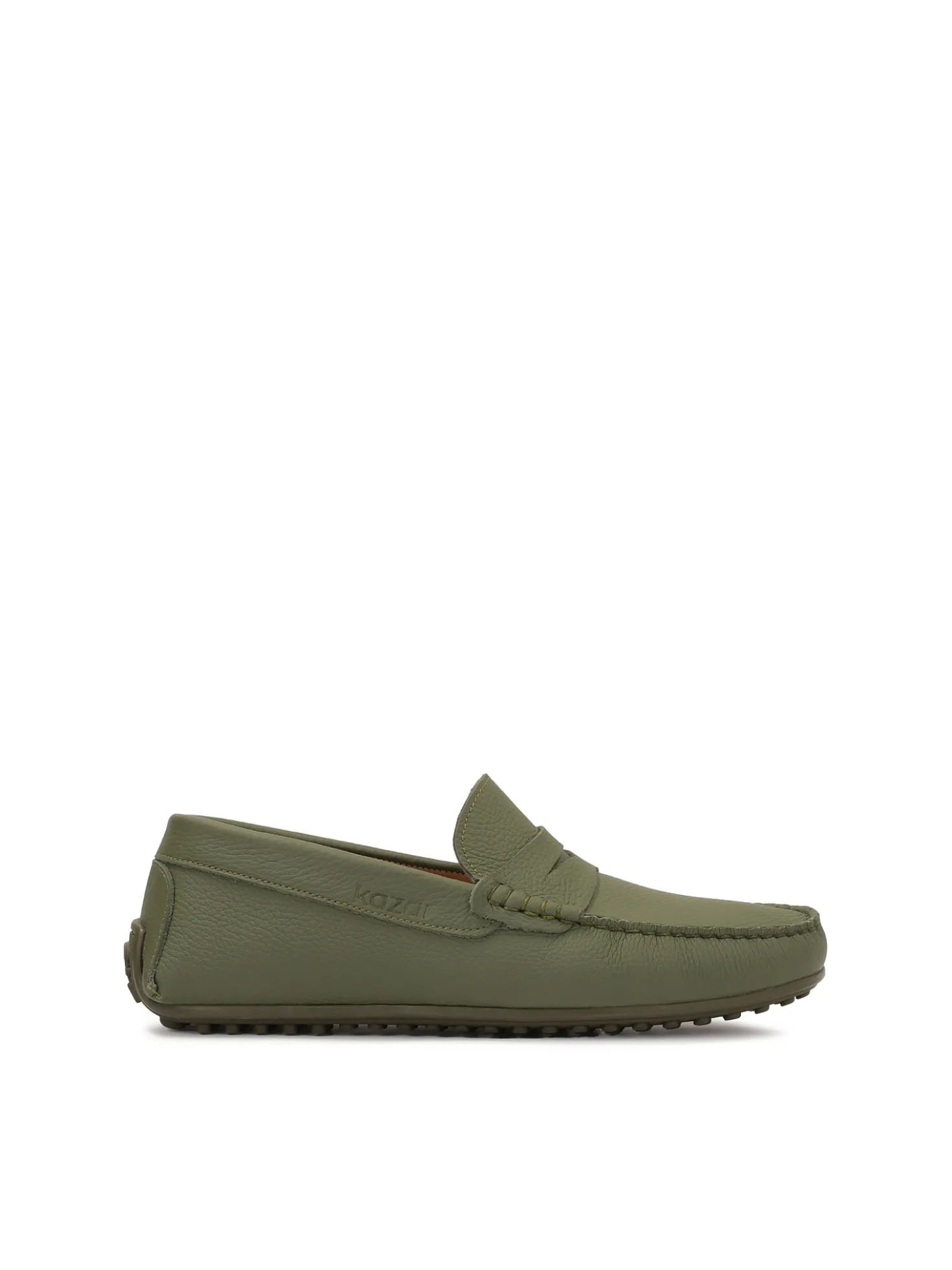Khaki mokasyny męskie