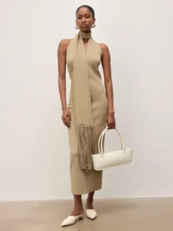 Klapki w odcieniu złamanej bieli Pure Minimalism