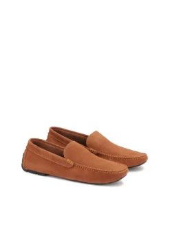 Klasyczne mokasyny z zamszu typu driving mocs
