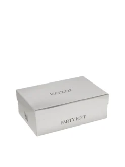 Koronkowe czółenka peep toe