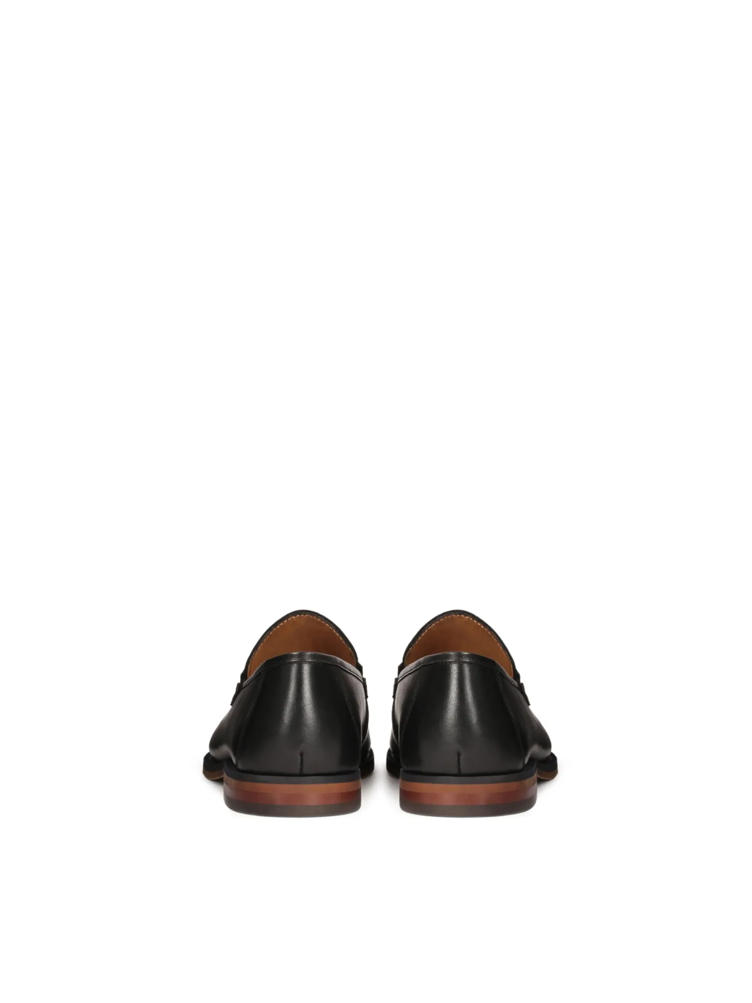 Loafersy ze skóry naturalnej z frędzlami