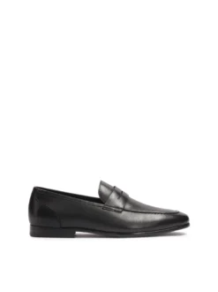 Loafersy z naturalnej skóry w czarnym kolorze