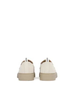 Minimalistyczne loafersy na podeszwie typu sneakers z zamszu
