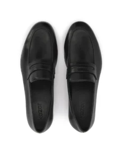 Minimalistyczne loafersy ze skóry