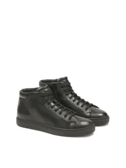 Minimalistyczne sneakersy męskie z cholewką za kostkę