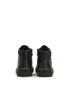 Minimalistyczne sneakersy męskie w czarnym kolorze