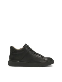 Minimalistyczne sneakersy męskie z gładkiej skóry