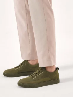 Męskie sneakersy w kolorze khaki